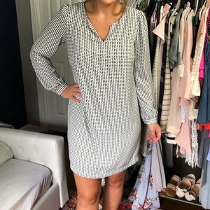 Dalia Collection Black & White Shift Dress